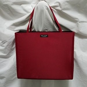 Kate Spade Satin Tote, Red